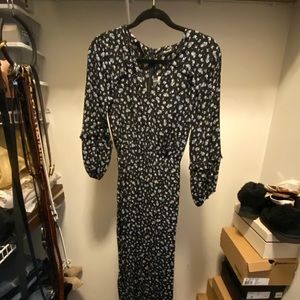 Madewell New with Tags Navy Floral Jumpsuit